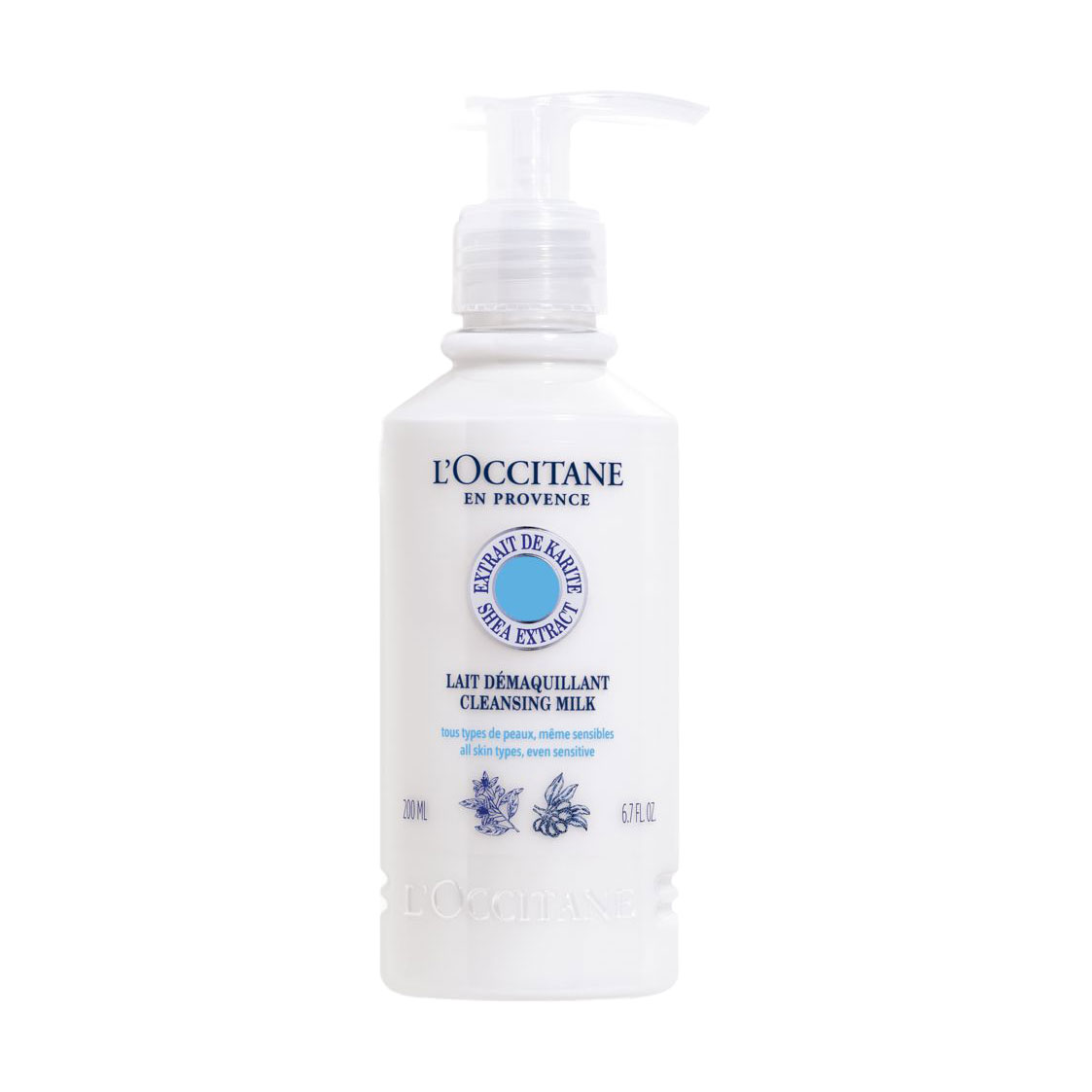 Молочко для очищення обличчя L'Occitane En Provence Cleansing Milk з олією ши, 200 мл